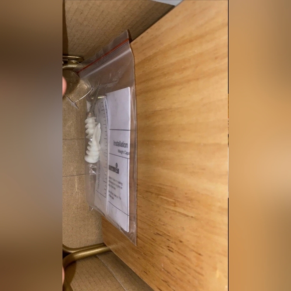 Opalhouse 12" x 7" Decorative Wall Shelf Gold RARE TO FIND - Picture 6 of 8